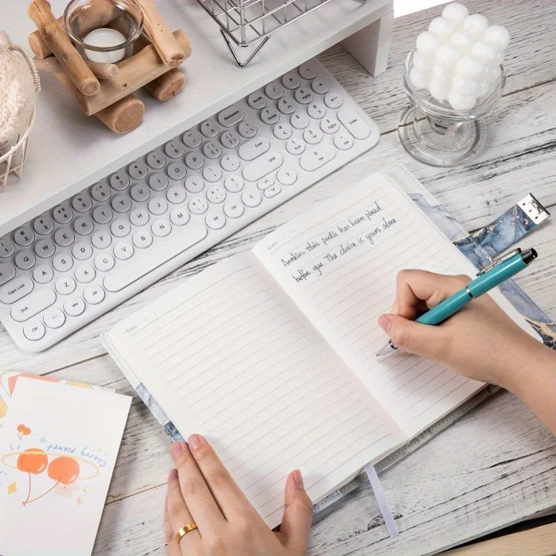 A5 Fashion Password Book with Lock – Secure & Creative Journal Notebook
