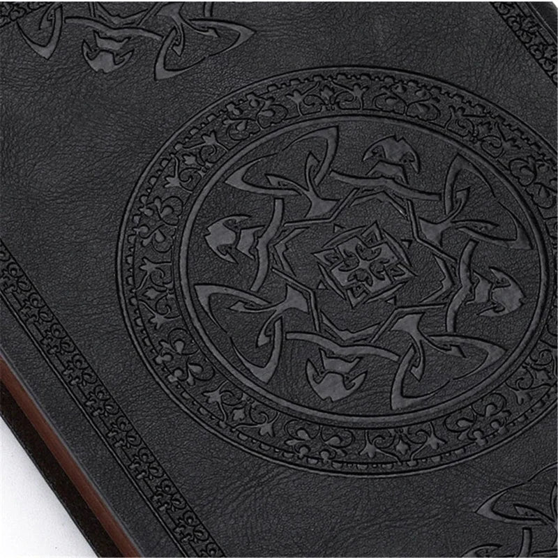 2025 Portable Vintage Leather Notebook Diary – Compact Journal & Stationery Gift