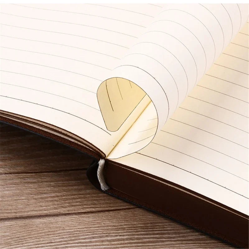 2025 Portable Vintage Leather Notebook Diary – Compact Journal & Stationery Gift