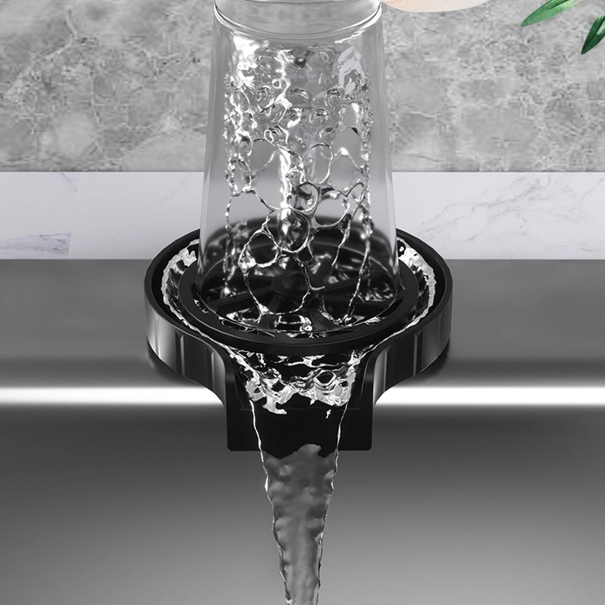 Faucet Glass Rinser Cup Cleaner – Automatic Bar & Kitchen Glass Washe