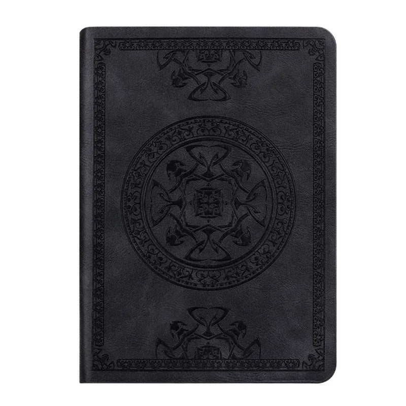 2025 Portable Vintage Leather Notebook Diary – Compact Journal & Stationery Gift