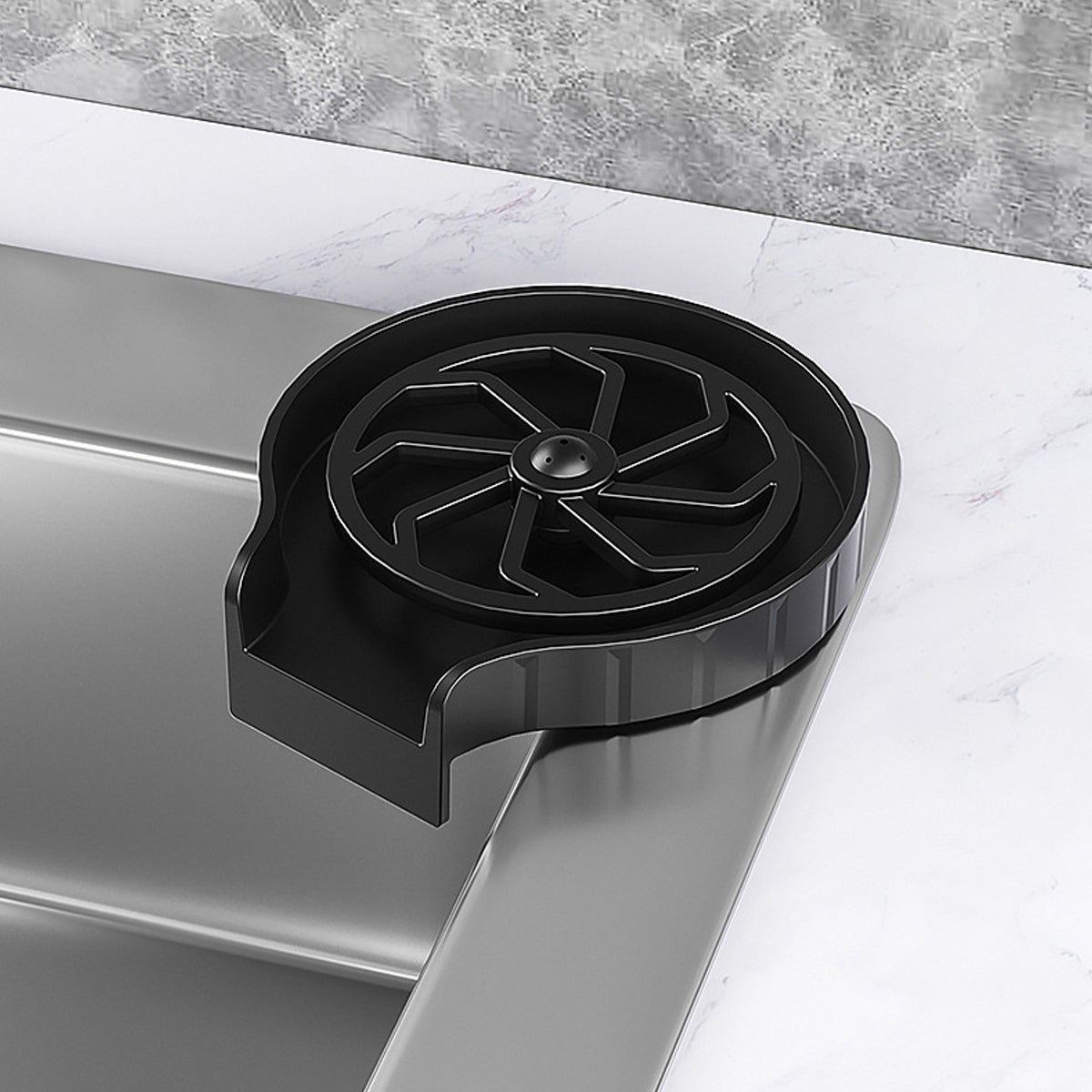 Faucet Glass Rinser Cup Cleaner – Automatic Bar & Kitchen Glass Washe