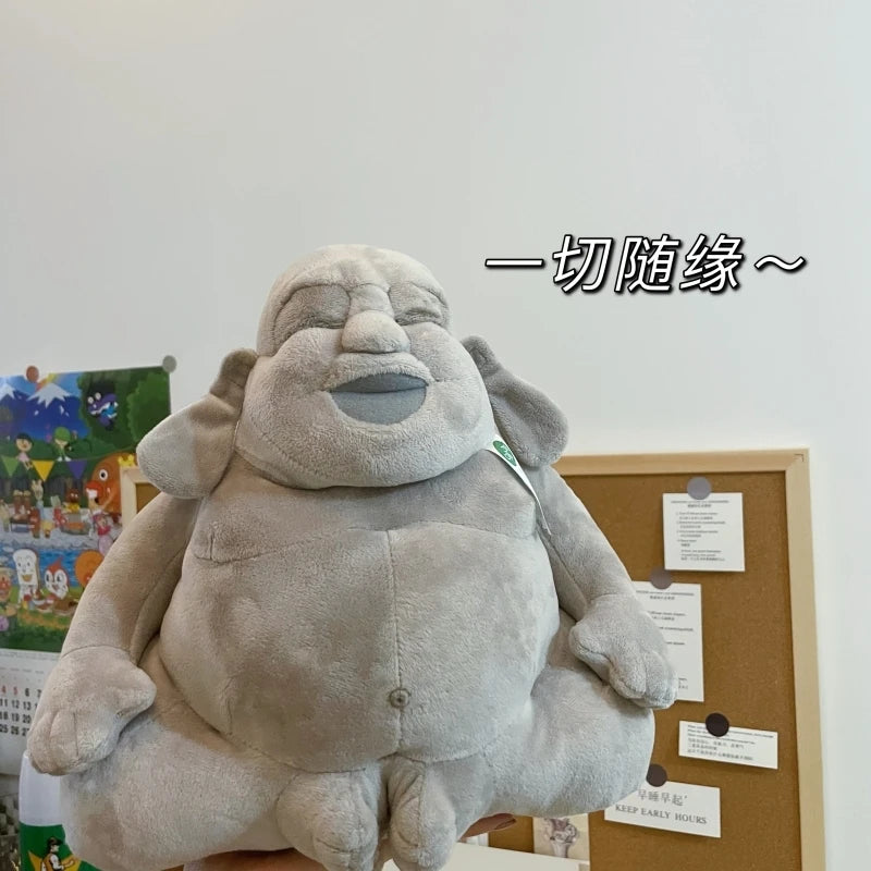Buddha Plush Toy – Quirky Healing Doll for Stress Relief