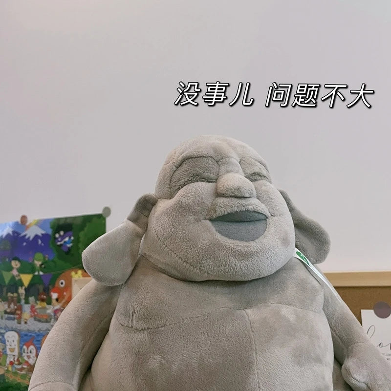 Buddha Plush Toy – Quirky Healing Doll for Stress Relief